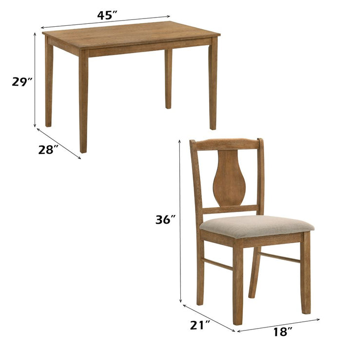 Kayee 5PC Pack Dining Set