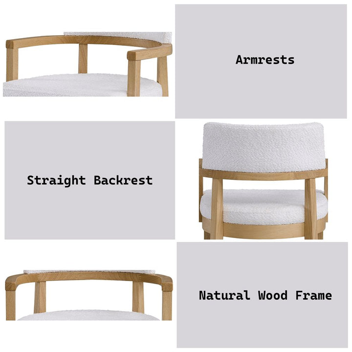 Kasem Arm Chair (SET-2) – features callout