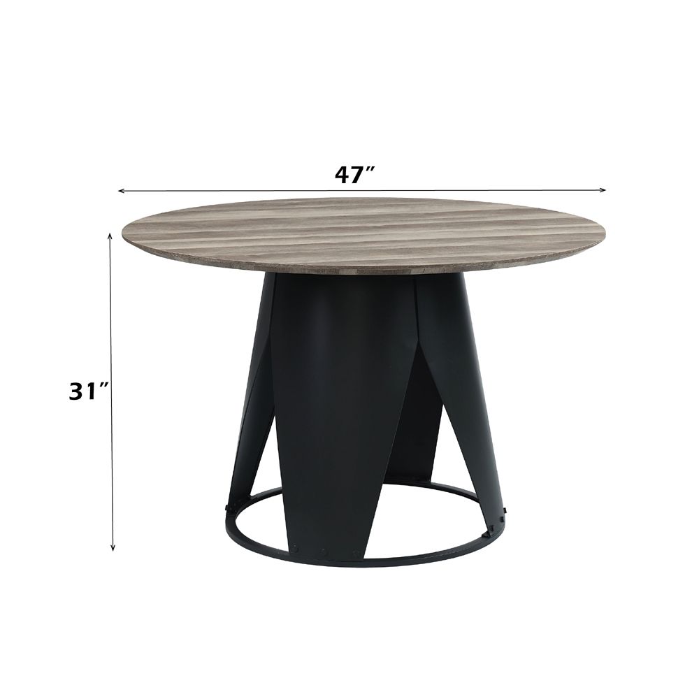 Zudora Dining Table – dimensions diagram