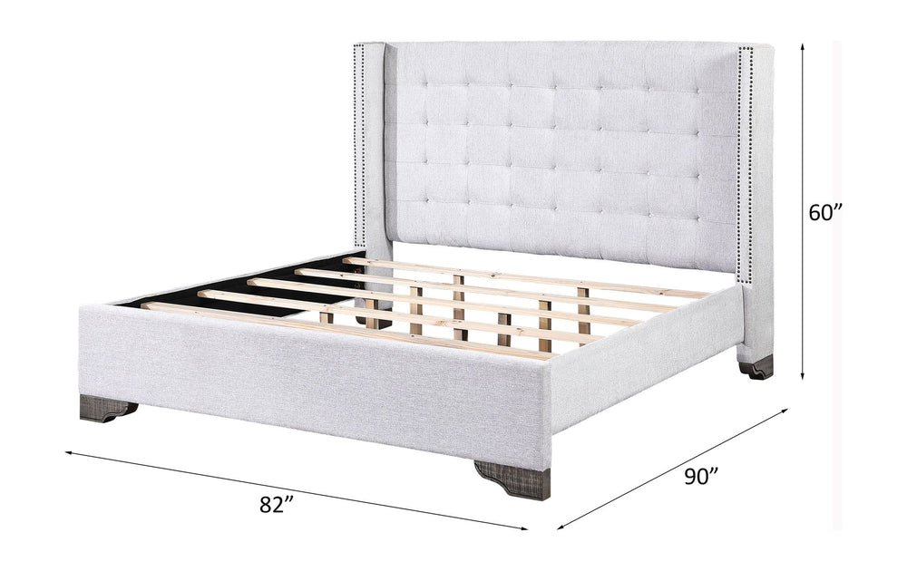 Artesia EK Bed – line drawing