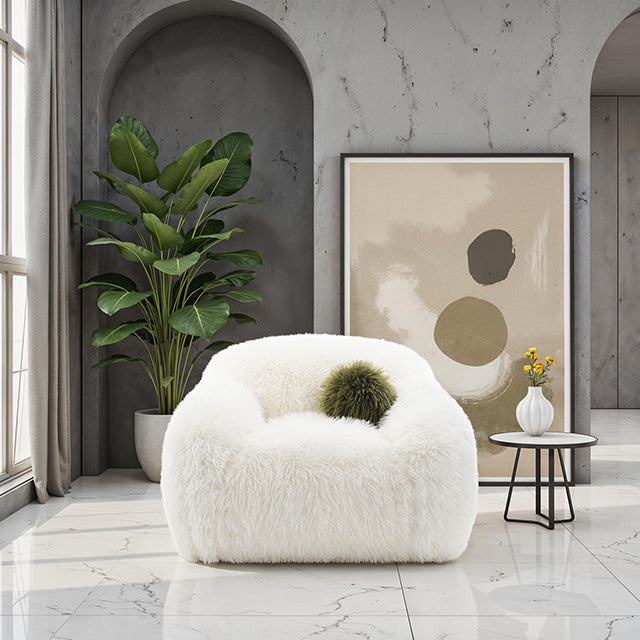 Darwen Swivel Chair, White - view 4