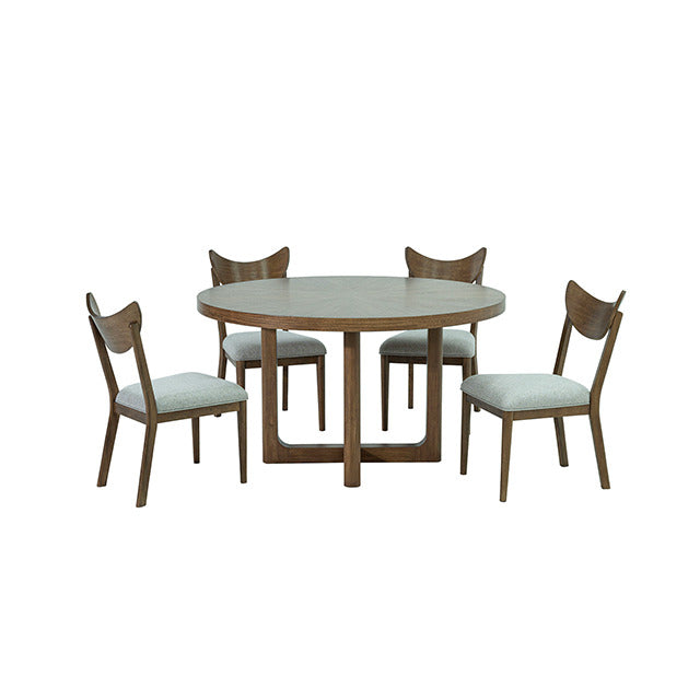 Clarksburg 5 Pc. Dining Table Set, Walnut