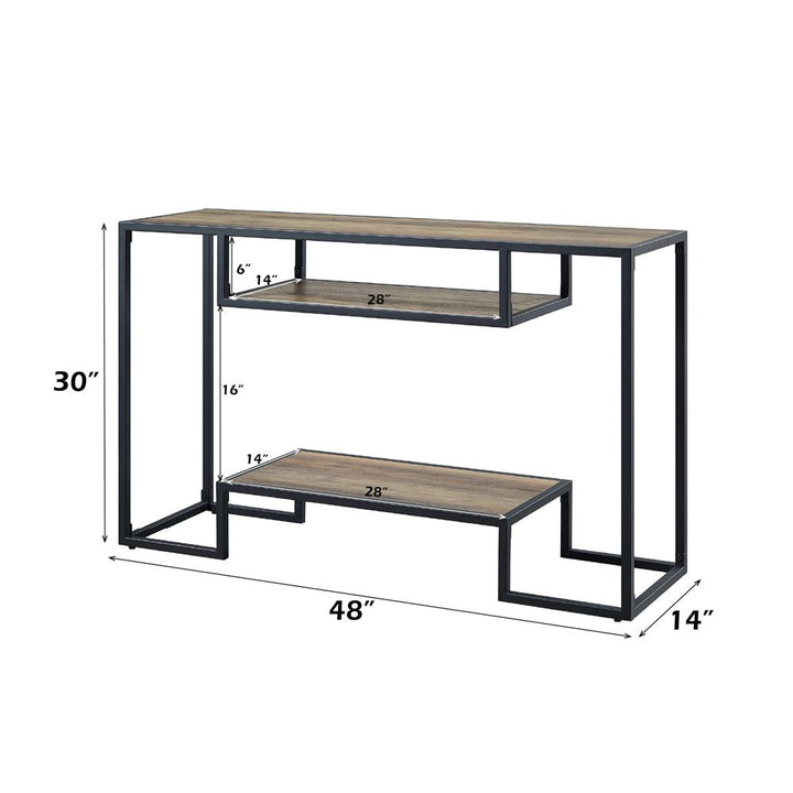 Idella Sofa Table – dimensions diagram