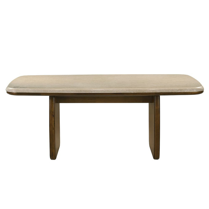 Kasha Dining Table with Natural Marble Top