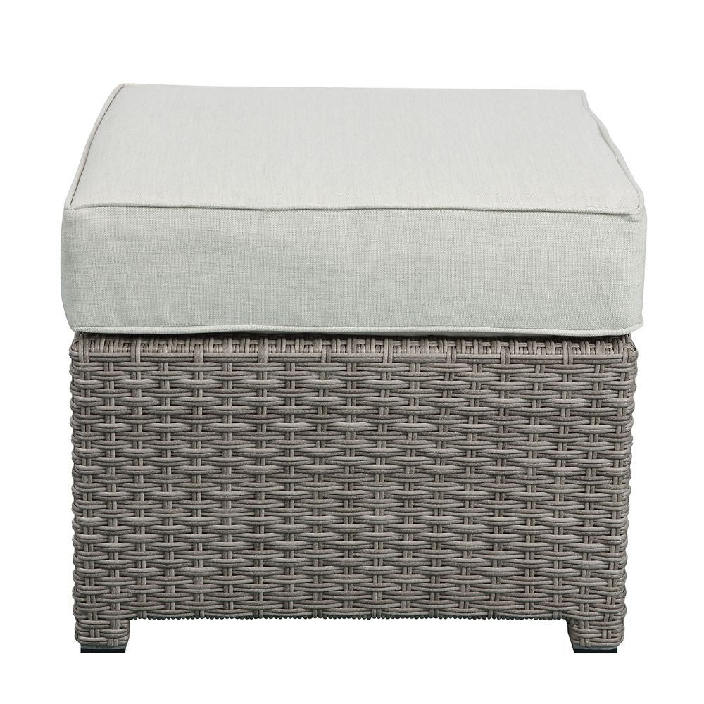 Salena Patio Sofa W/2 Pillows & Ottoman – view 3