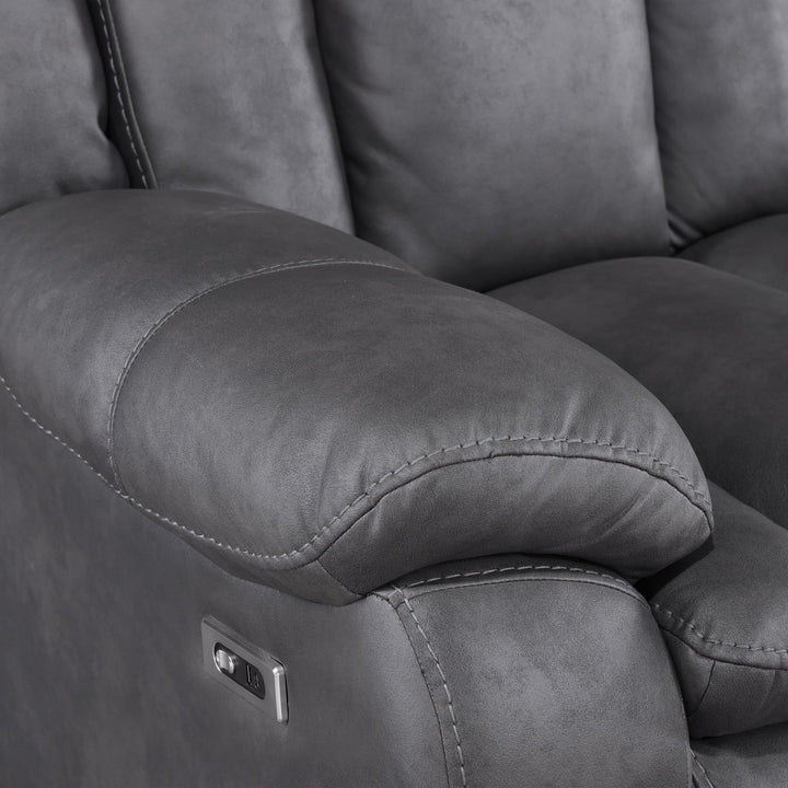 Morello  Glider Recliner W/pwr Fr- Gray