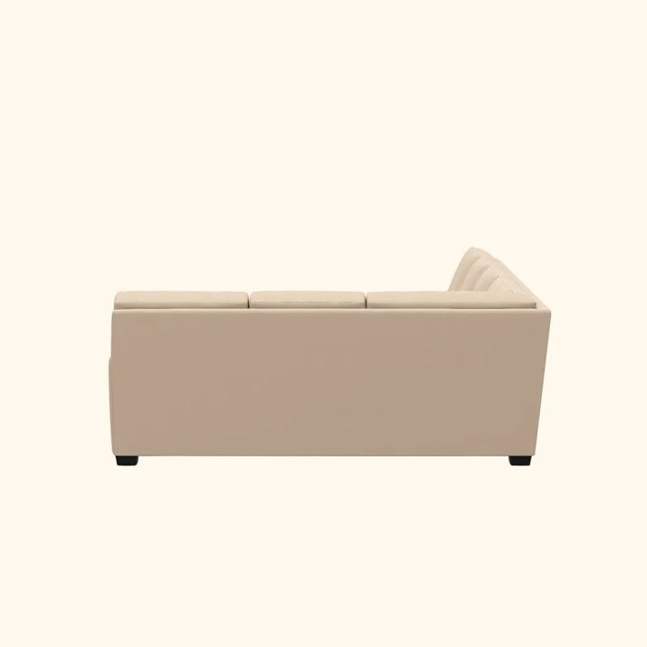 American Leather Carson Upholstered Track Arm Sectional Sofa