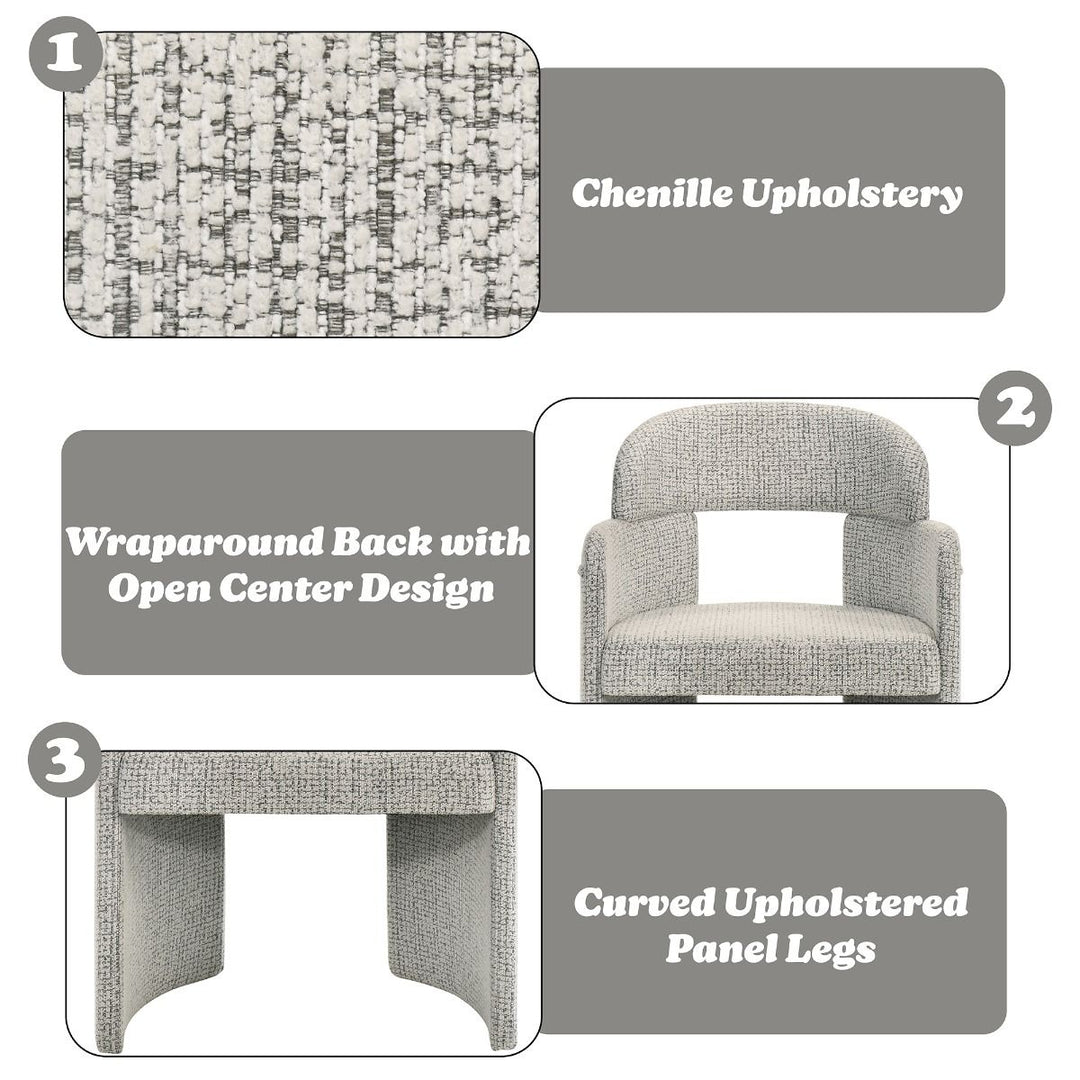 Kyree Arm Chair (Set-2) – features callout