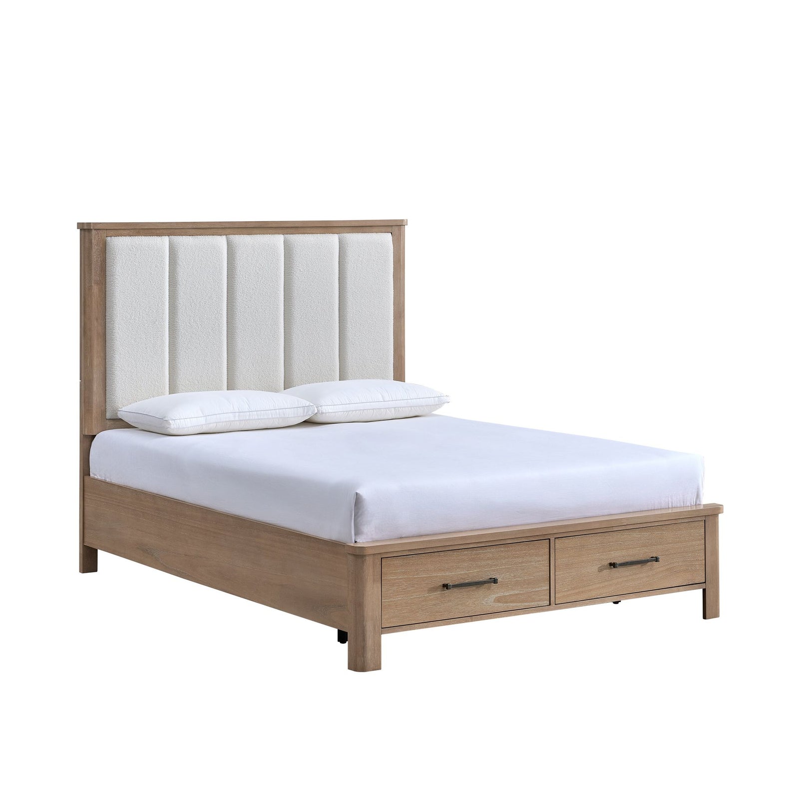 Anika 5/0 Q Panel Headboard-Natural