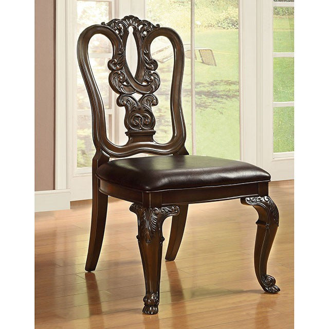 Bellagio 7 Pc Dining Table Set, Brown Cherry - view 5