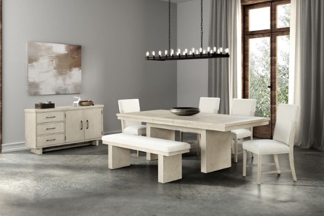 Hagerman 6 Pc Dining Table Set W/ Bench - view 9