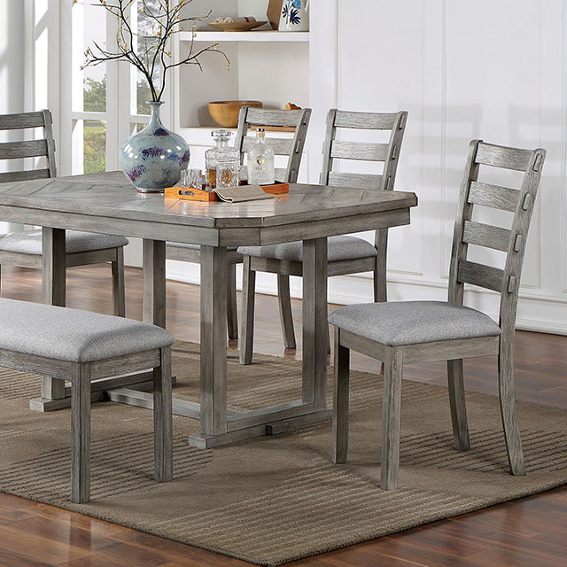 Laquila 6 Pc Dining Table Set W/ Bench