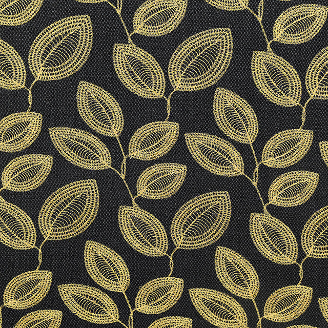 Ivey Acent Chair, Botanical Black/Gold - view 7