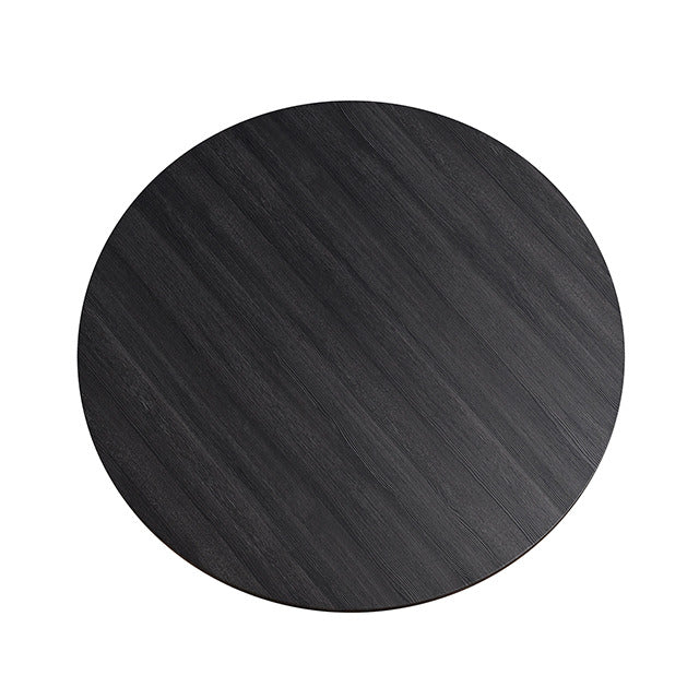 Oberto Round Dining Table, Dark Gray