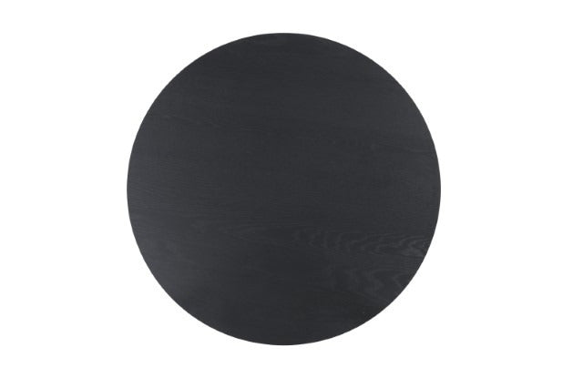 Yate Round Dining Table, Black - view 3