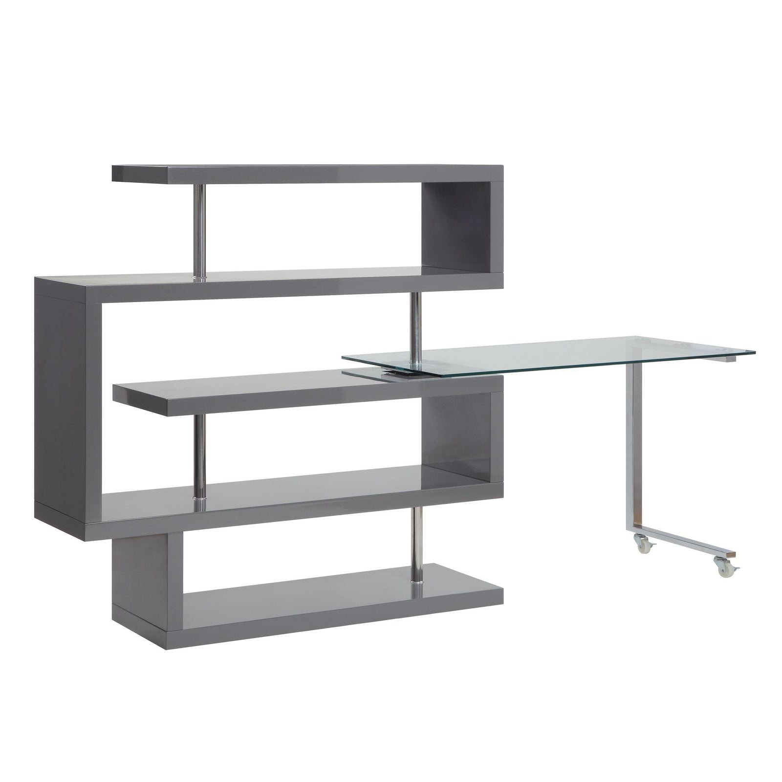 Buck II Writing Desk W/Bookshelf – view 2