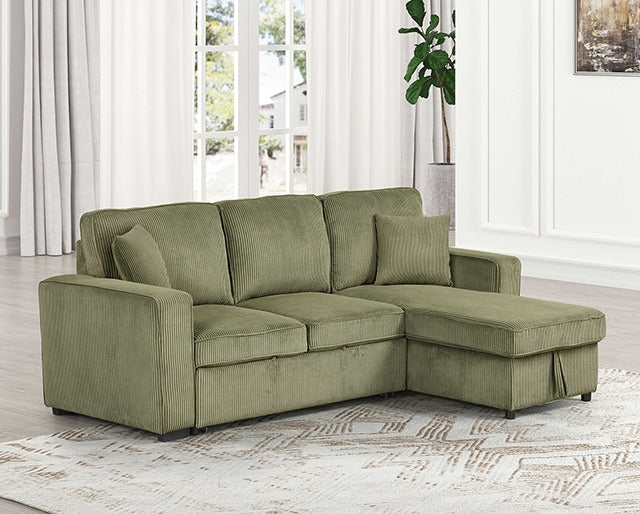Yves Sectional, Green - view 2