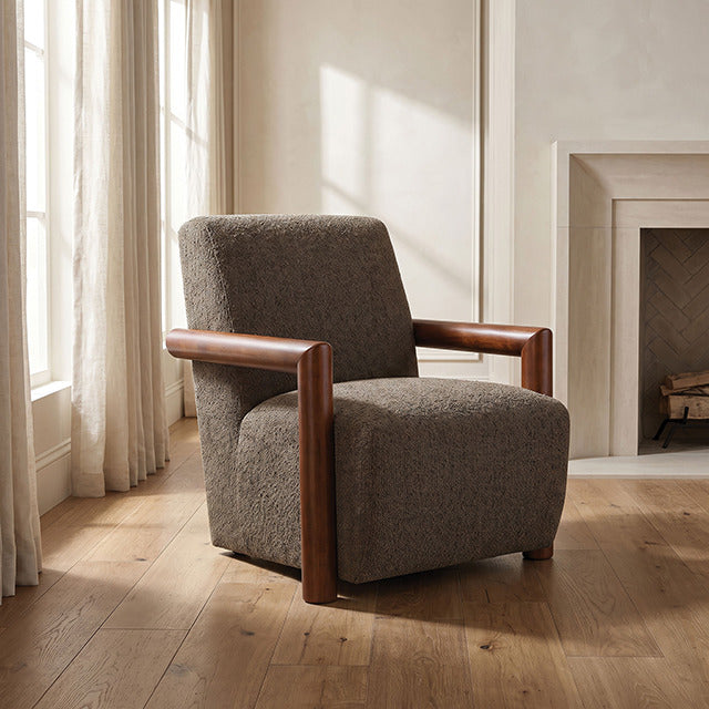 Esher Accent Chair, Deep Brown - view 6