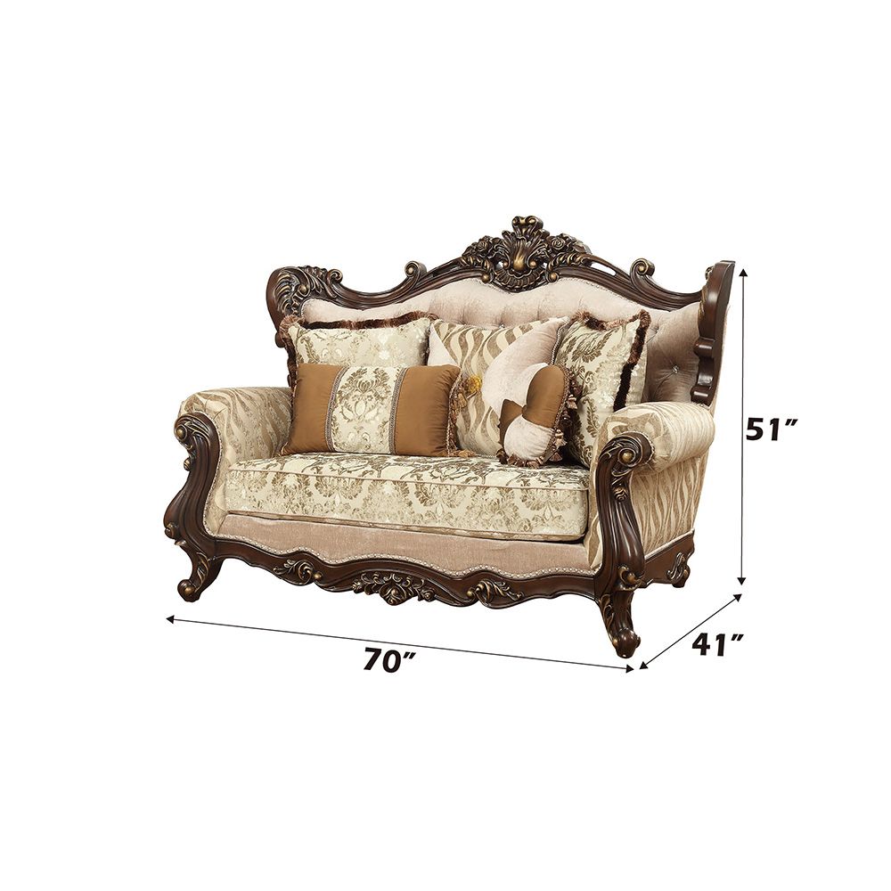 Shalisa Loveseat with 5 Pillows(Same Lv01586)