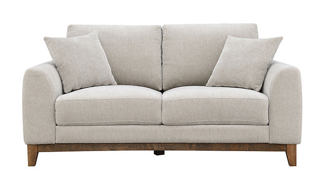 Watton Loveseat, Light Gray