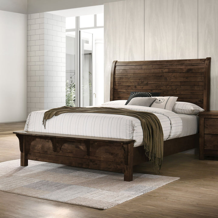 Blue Ridge 6/6-5/0 Ek/q Side Rails-Rustic Gray