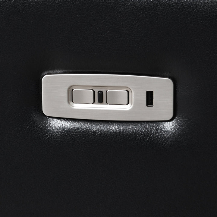 Orion Ii Sofa W/ Pwr Fr &amp; Hr-Black