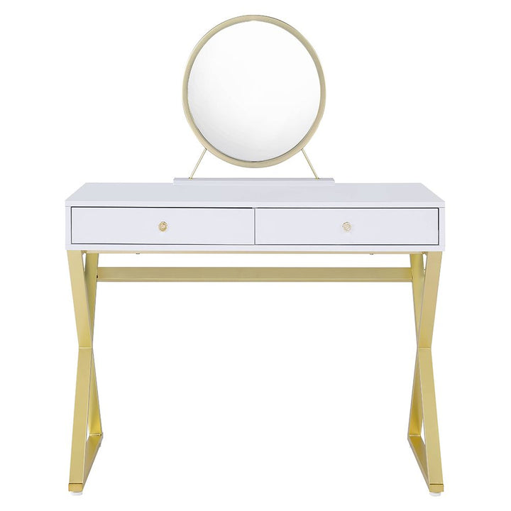 Coleen Vanity Desk W/Mirror &amp; Jewelry Tray – view 3