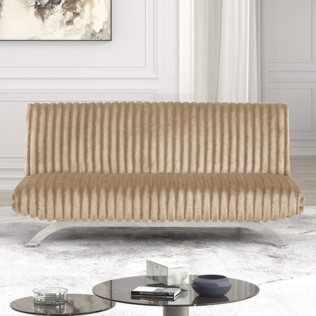 Villeneuve Futon Sofa Bed, Taupe - view 3