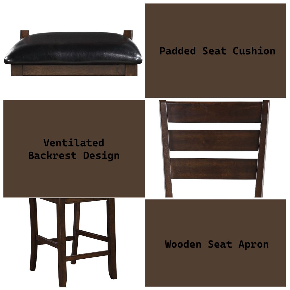 Urbana Counter Height Chair (Set-2) – features callout