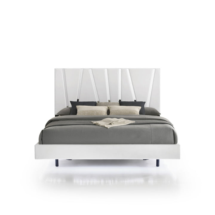 Europa 6/6 EK Headboard, Footboard &amp; Slats-White
