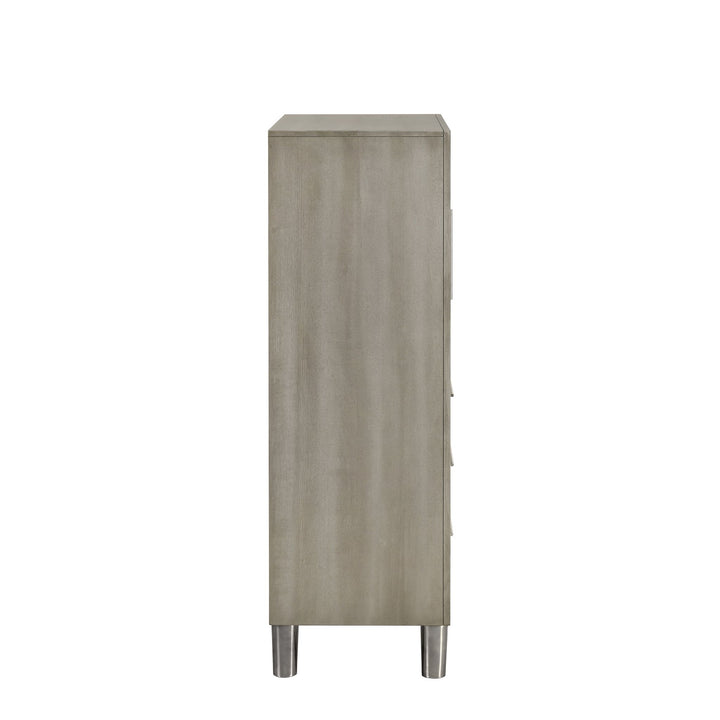 Lennox Door Chest With LED Light-Gray