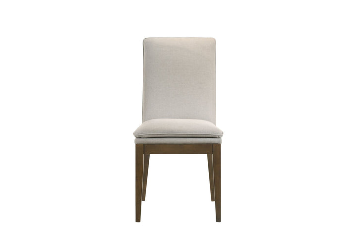 Maggie Dining Chair W/natural Cushion-Walnut