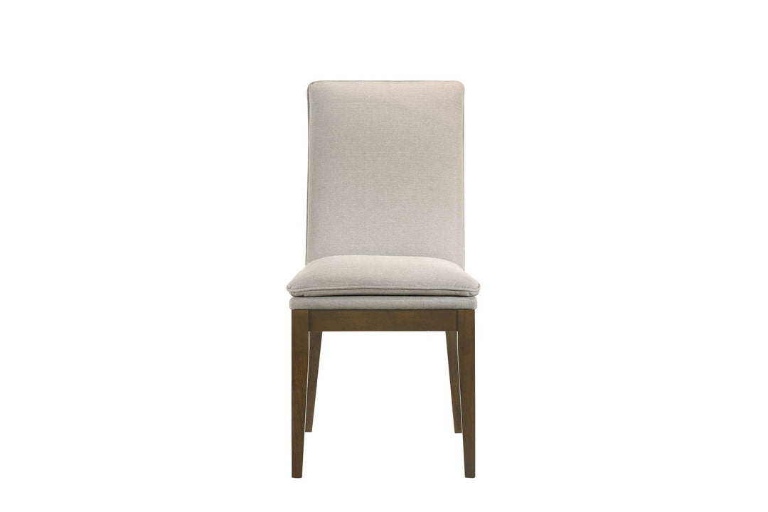 Maggie Dining Chair W/natural Cushion-Walnut