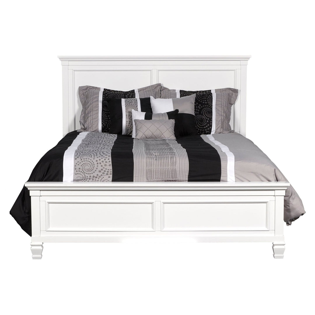 Tamarack 6/6-6/0 Ek/wk Headboard, Footboard & Slats- White