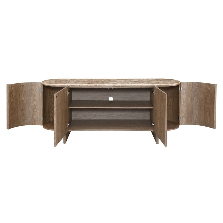 Markku Console Table w/Natural Marble – view 6