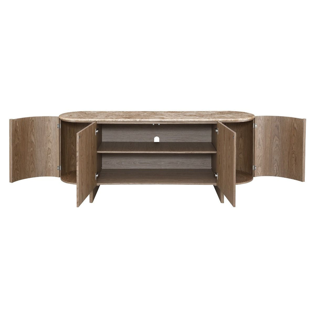Markku Console Table w/Natural Marble – view 6