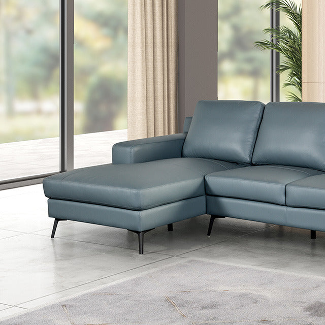 Stordal Sectional, Left Chaise, Blue
