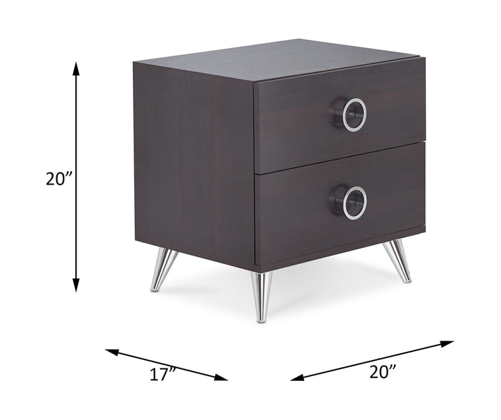 Elms Accent Table – line drawing