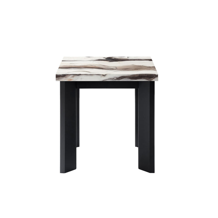 Strata Faux Marble 3 Pc Occasional Set- 1 Coffee &amp; 2 End Tabl