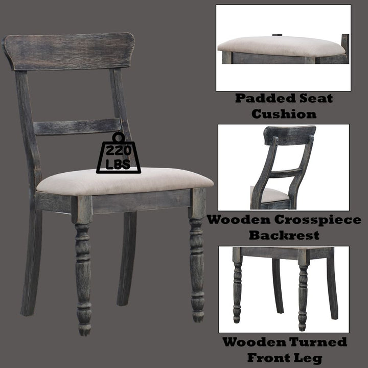 Leventis Side Chair (Set-2) – features callout