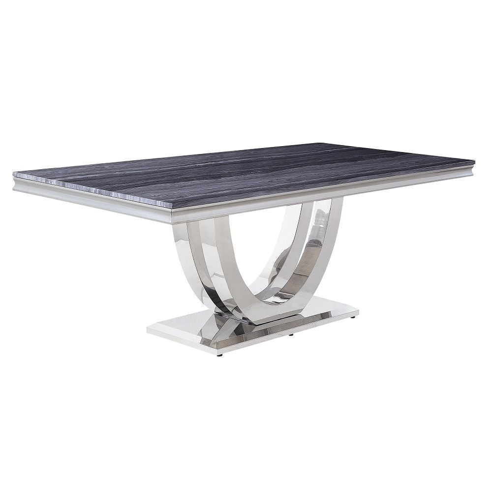 Cambrie Dining Table W/Engineered Stone Top – view 2