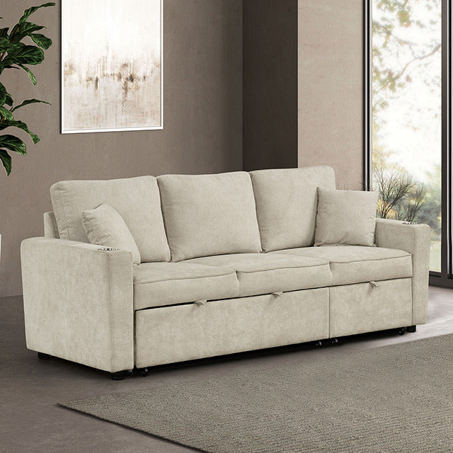 Kendal Sleeper Sofa Sectional, Beige - view 4