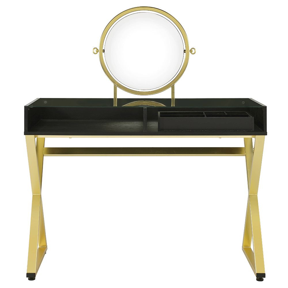 Coleen Vanity Desk W/Mirror & Jewelry Tray – view 3