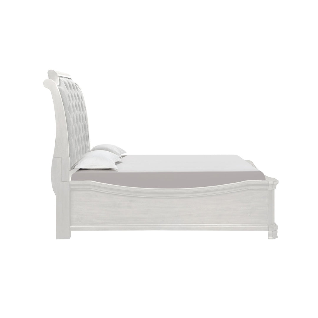 Lyndhurst 5''0" Q Headboard- Vintage White