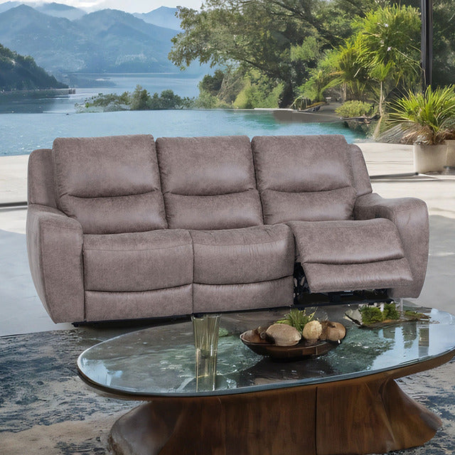 Demetrius Power Sofa, Brown - view 2