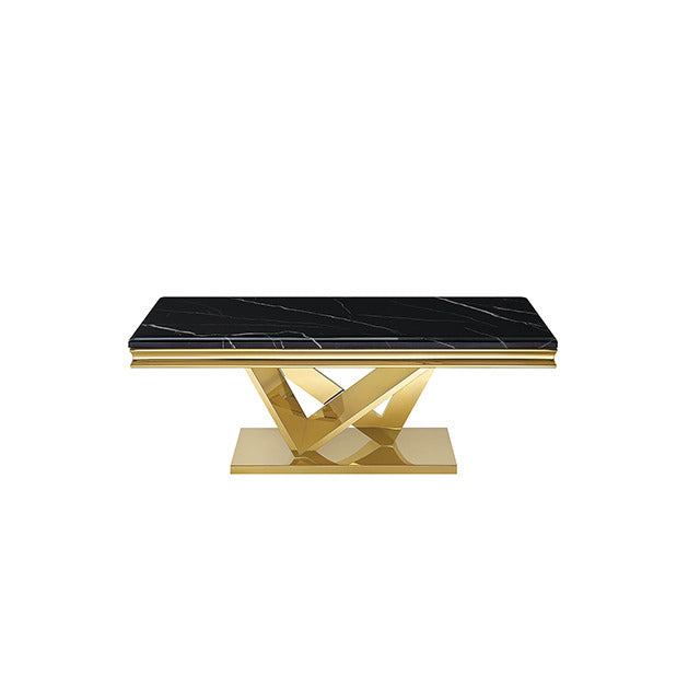 Villarsglane Coffee Table, Black/Gold - view 2