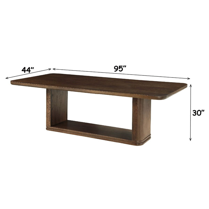 Koen Dining Table – dimensions diagram