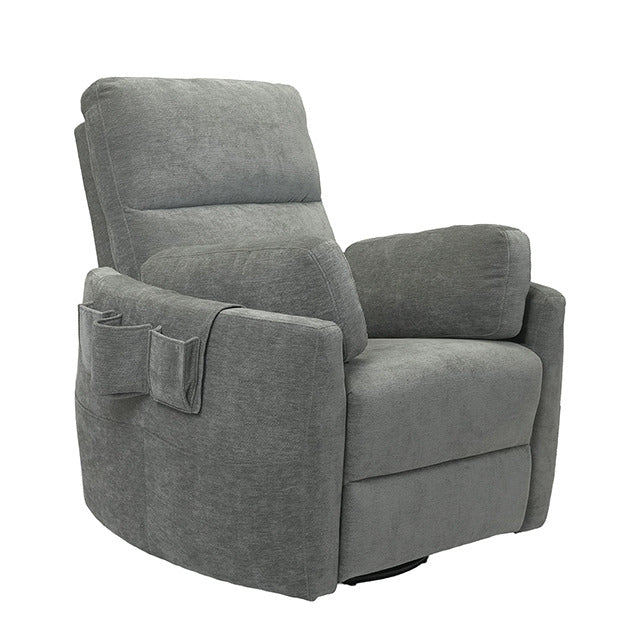 Rogers Power Recliner, Light Gray - view 4