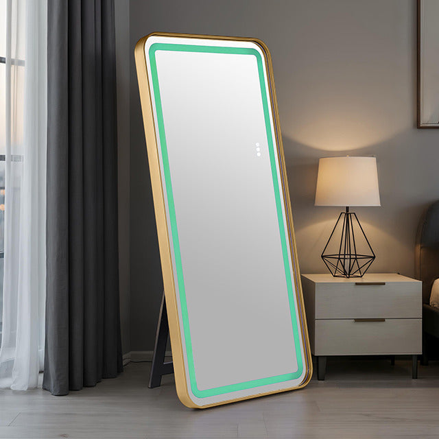 Katlyn Floor Mirror, Gold - view 3