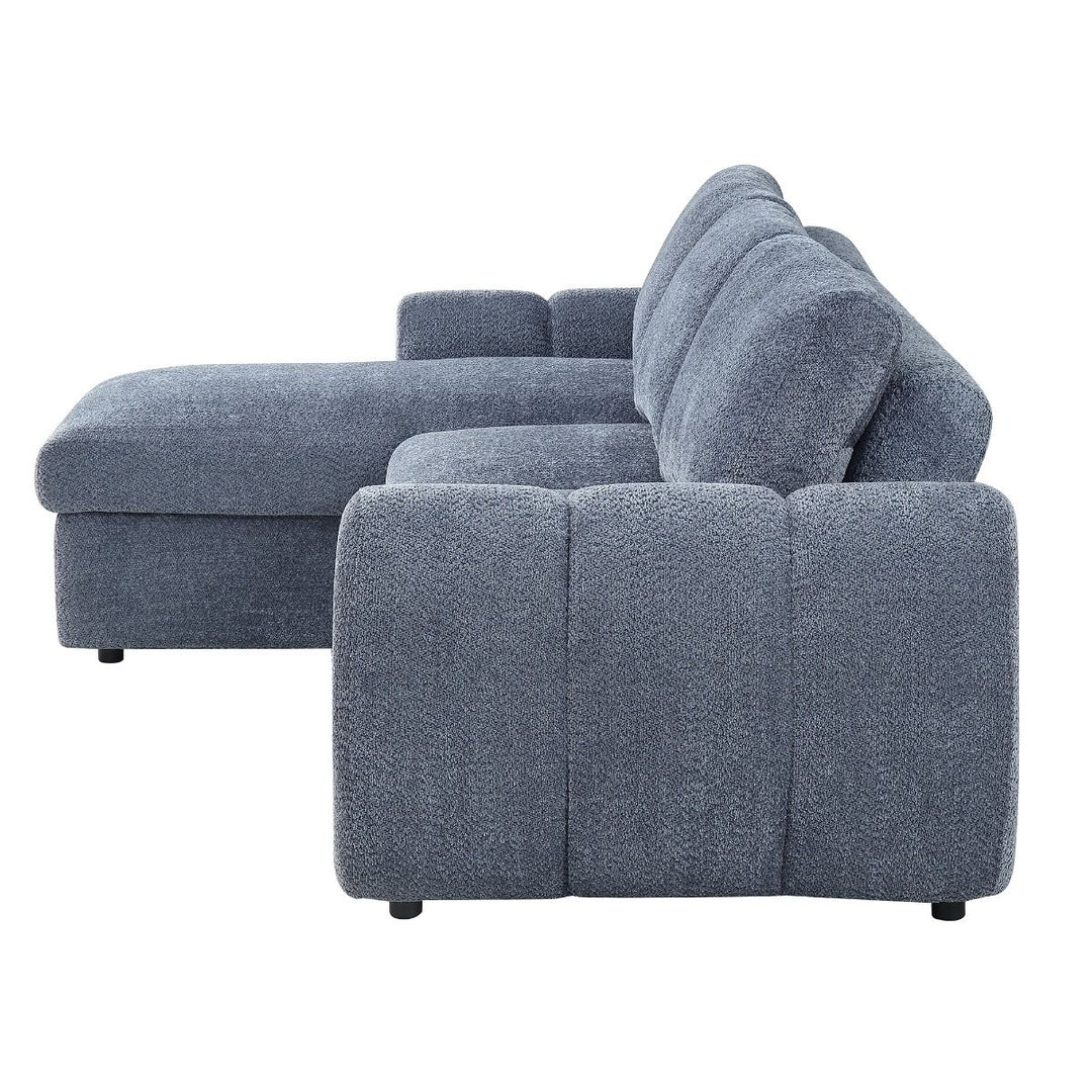 Nuriel Reversible Sectional Sofa w/Sleeper & Storage – view 5